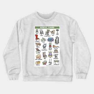 musical chairs Crewneck Sweatshirt